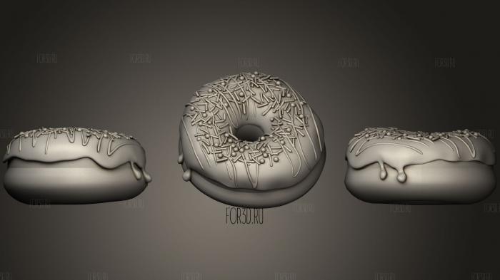 Donut stl model for CNC